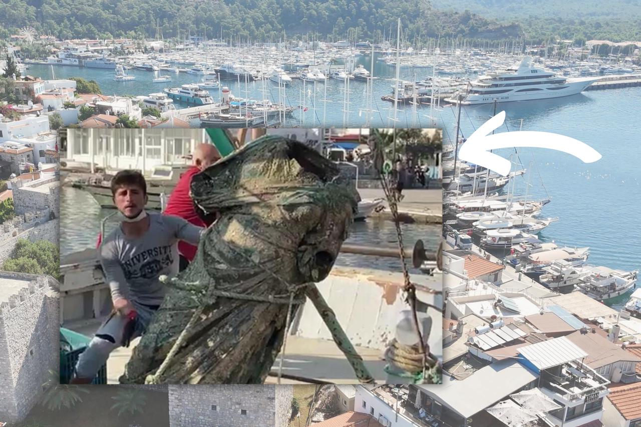 Ancient bronze statue found in fishermen’s net to go on display in Marmaris Image