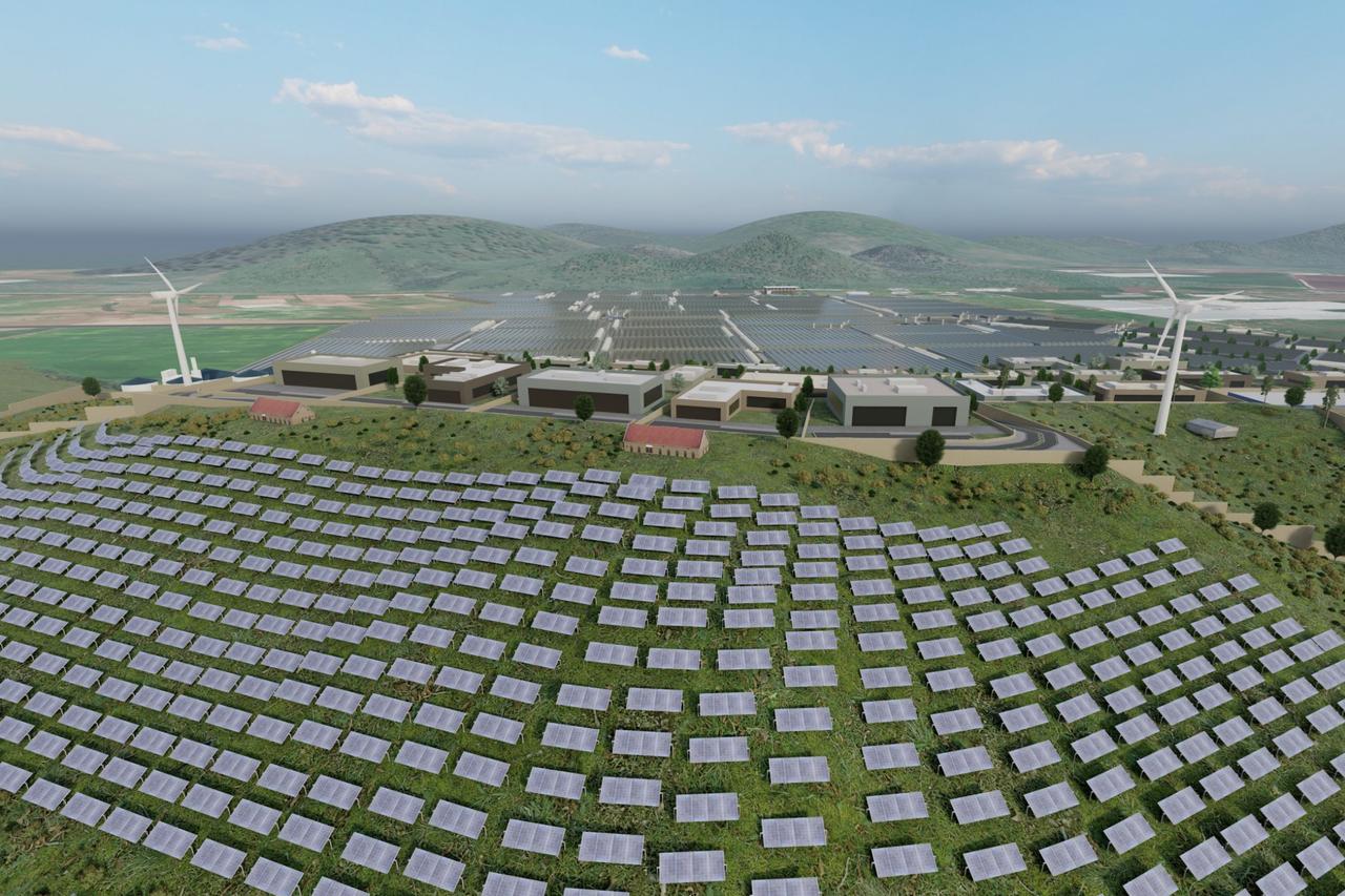 Image shows the planned layout of the Dikili Agriculture-Based Specialized Greenhouse Organized Industrial Zone (TDIOSB) in Izmir, Türkiye. (Photo via dikilitdiosb.org.tr)