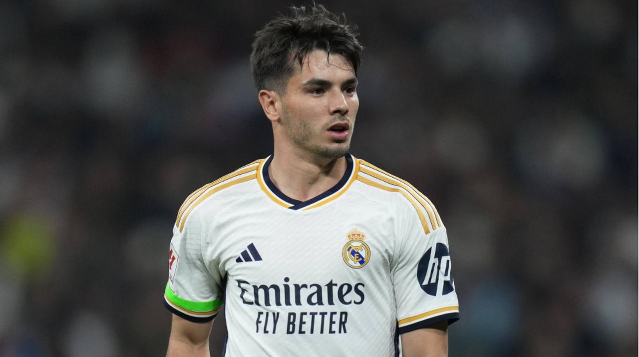 Real Madrid’s Brahim Diaz seen during a 2023–24 La Liga match. (Photo via IMAGO)