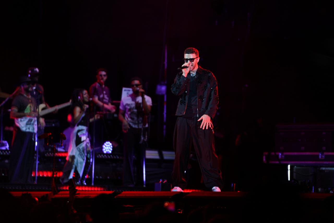 World-renowned American singer Justin Timberlake performs after an 11-year break at Istanbul Technical University (ITU) Stadium, Türkiye, July 30, 2025. (AA Photo)