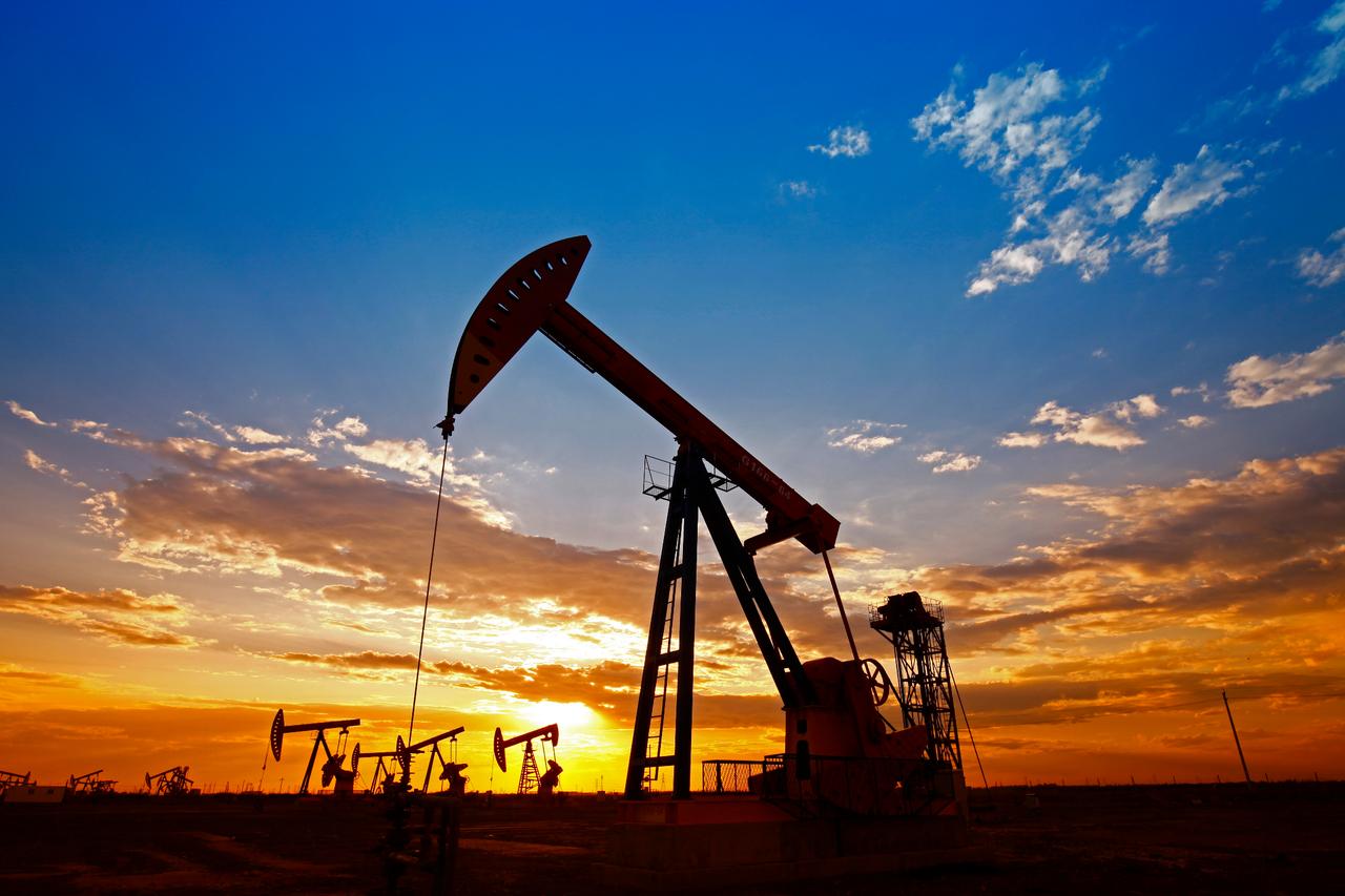 Oil pumpjacks operate in a major oil-producing region, accessed on July 5, 2025. (Adobe Stock Photo)