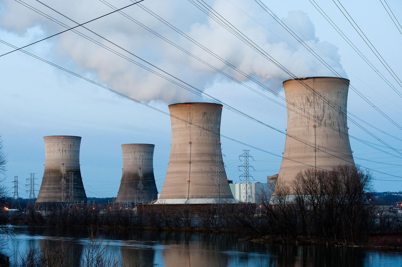 The Three Mile Island nuclear plant is seen in March 2011 in Middletown, Pa. (AFP Photo)