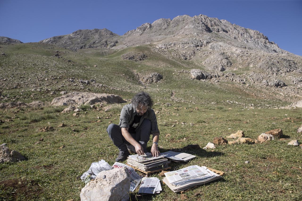 Academics conducting botanical research in the Ovacik and Pulumur districts of Tunceli, Türkiye, July 6, 2025. (AA Photo)