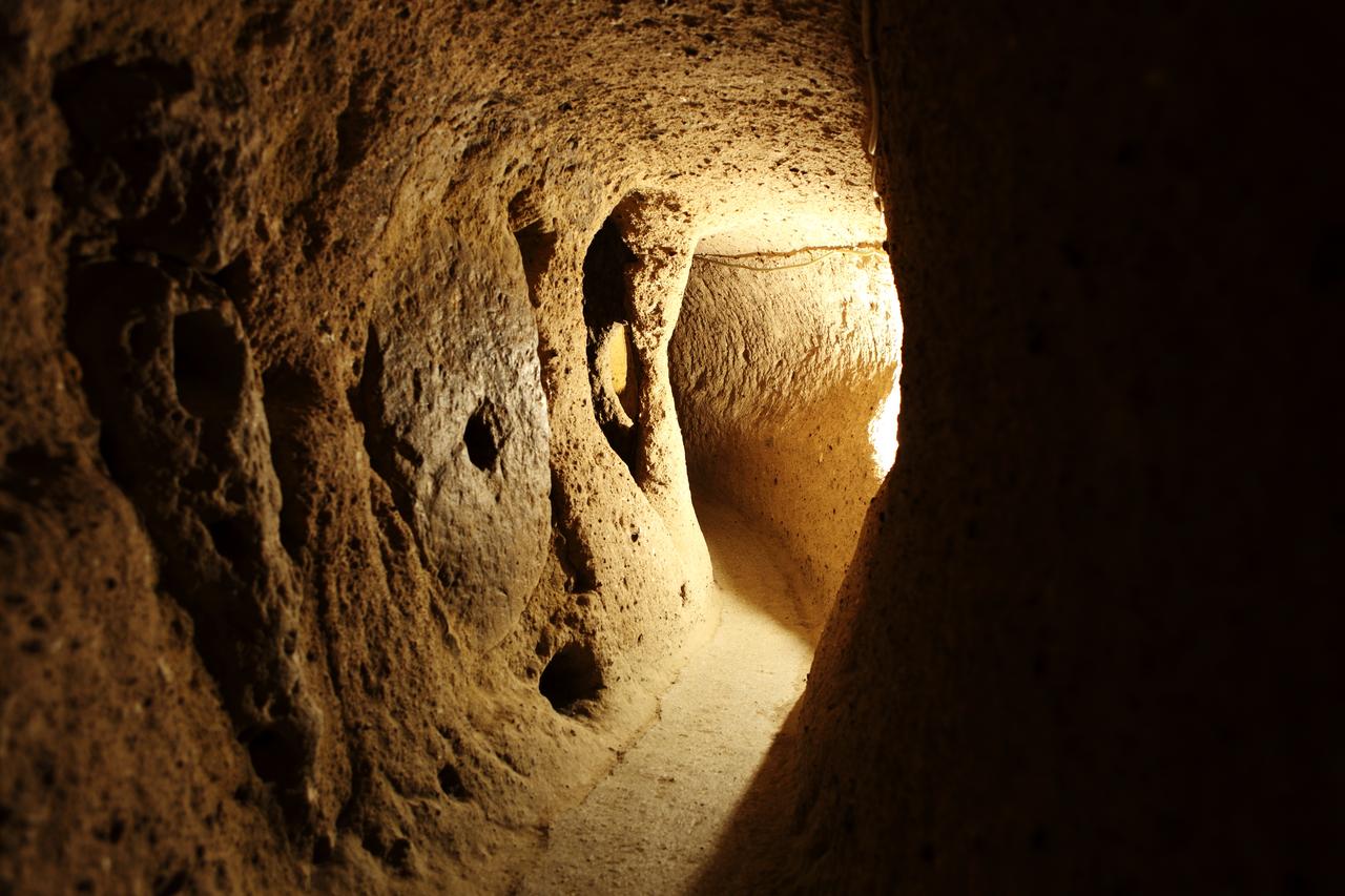 Ancient underground tunnels of Kaymakli in Nevsehir, Türkiye. (Adobe Stock Photo)