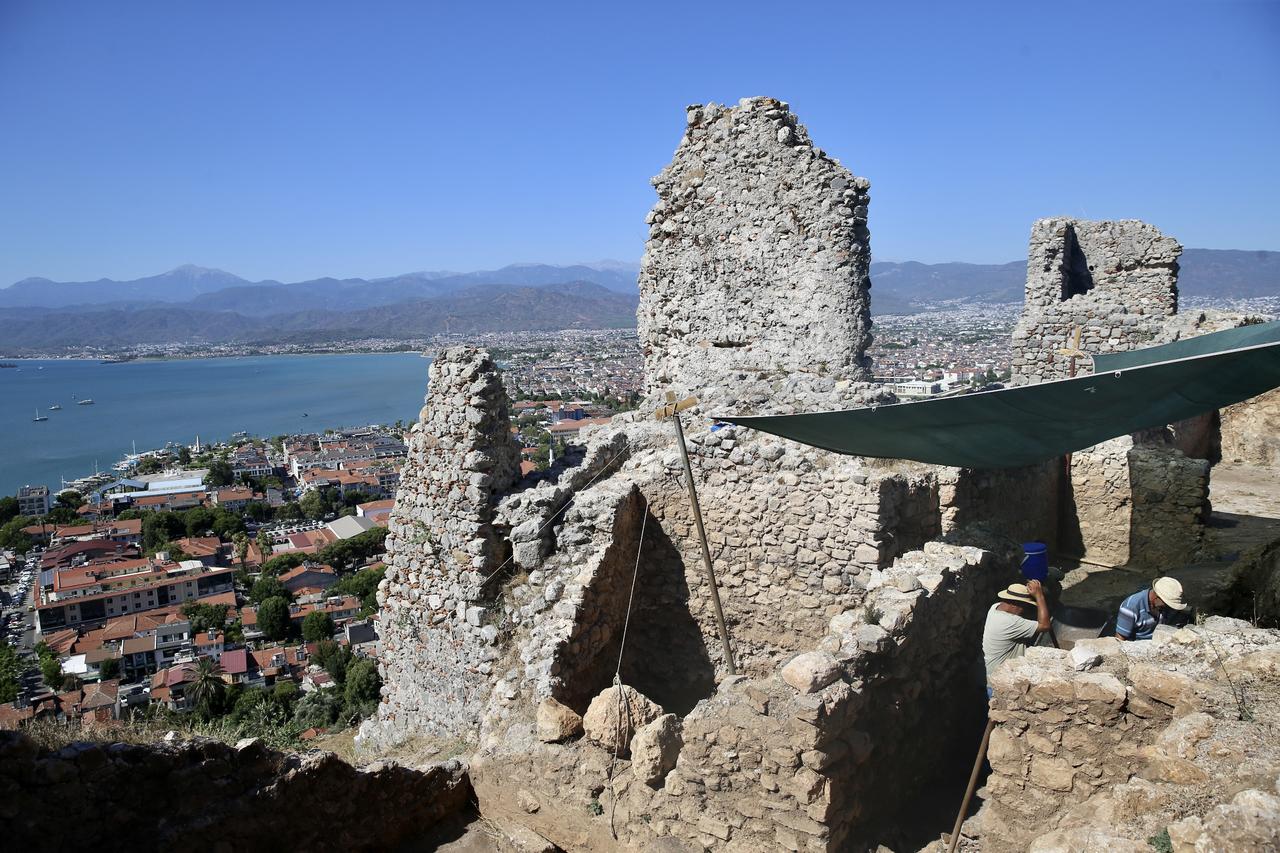 Historic chapel unearthed in Fethiye Castle set to be restored for tourism