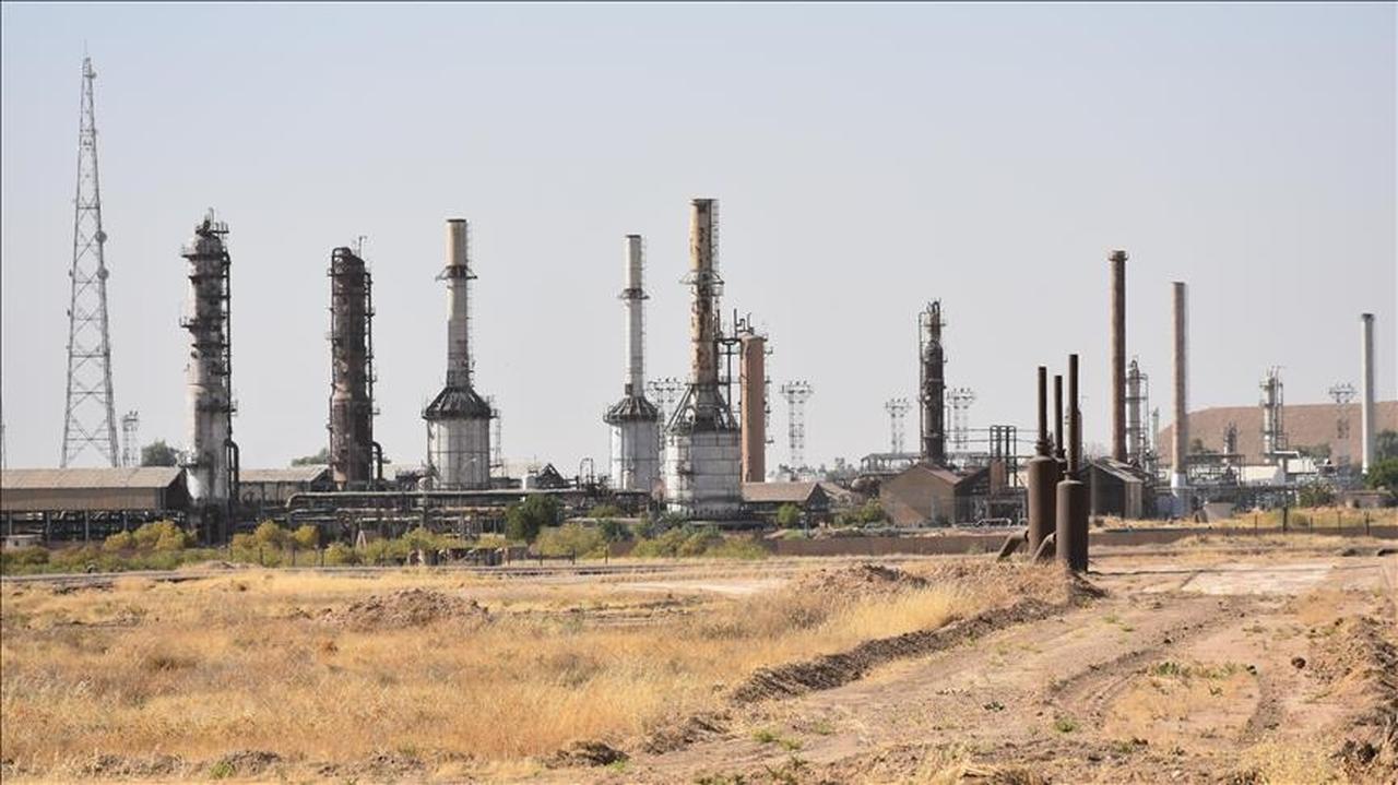 A view of an oil refinery facility in Iraq, accessed on July 7, 2025. (AA Photo)