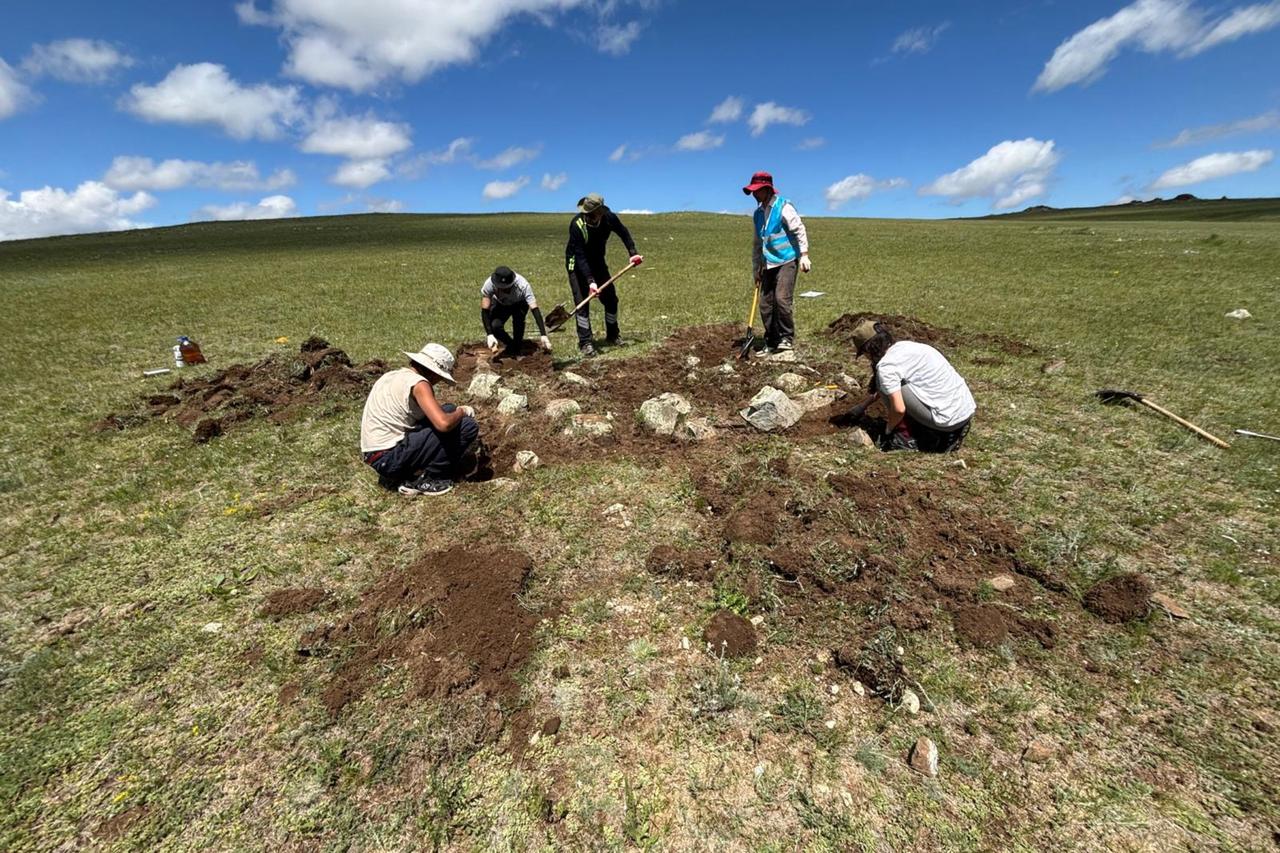 Ancient nomadic burial mounds unearthed in Mongolia through Turkish-Mongolian archaeology partnership