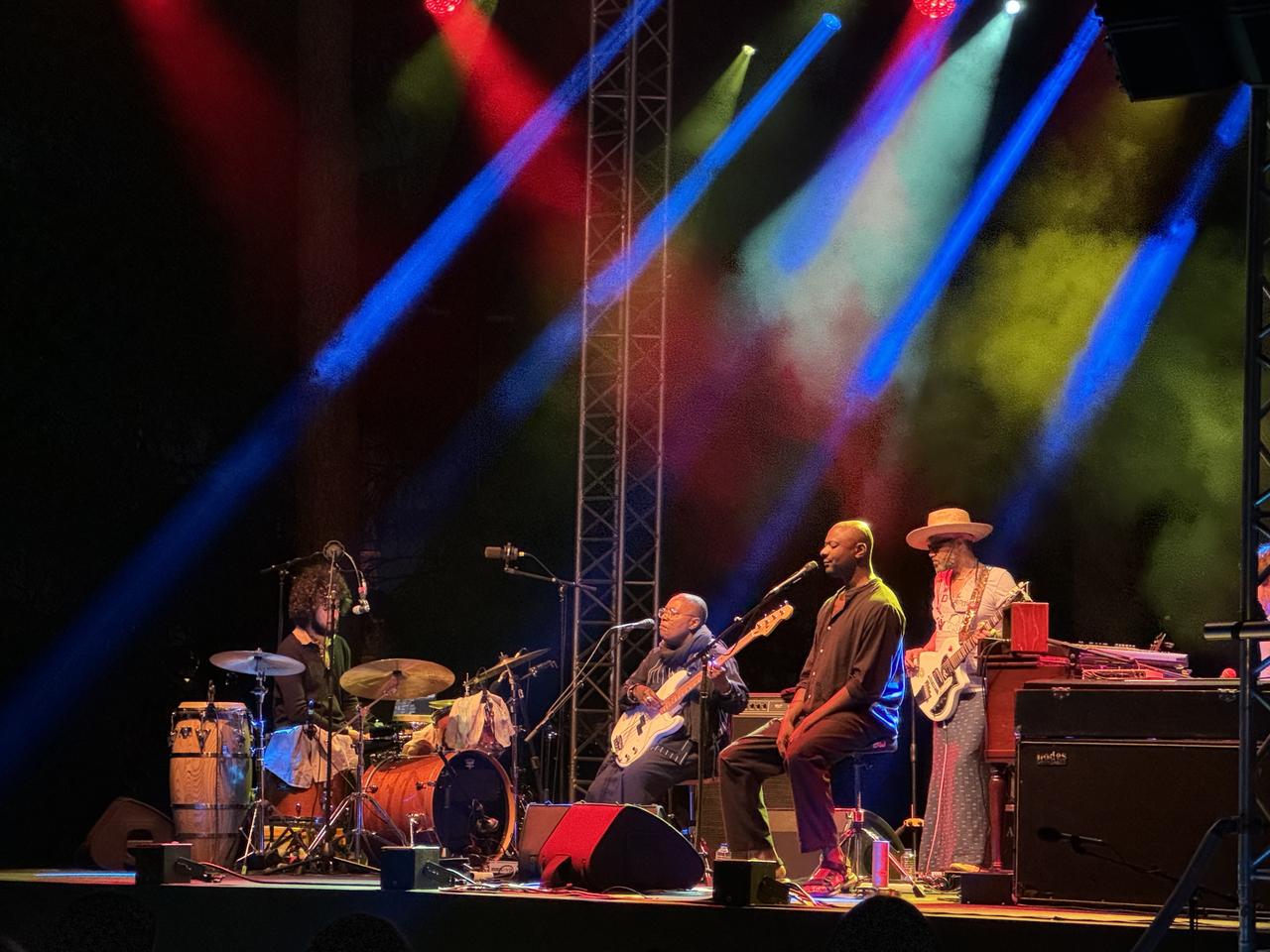 Amerikalı müzisyen Meshell Ndegeocello, İstanbul Kültür ve Sanat Vakfı (IKSV) tarafından düzenlenen 32. İstanbul Caz Festivali'nde sahne alıyor, Türkiye, 8 Temmuz 2025. (AA Photo)