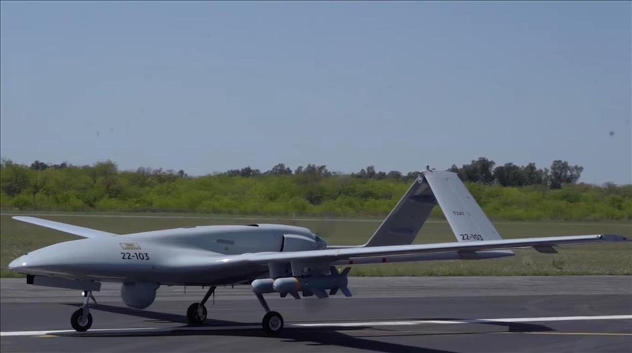 A Baykar Bayraktar TB-2 UCAV belonging to the Pakistan Air Force, accessed on 9 July, 2025. (Photo via X)