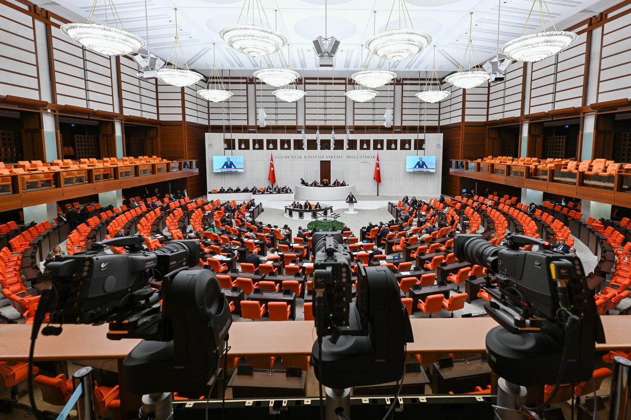 A general view from the Turkish Parliament on June, 2025. (AA Photo)