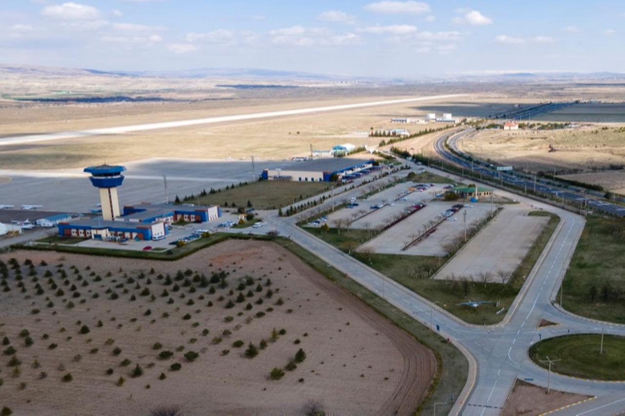 Aerial view of Cappadocia Airport in Nevsehir, Türkiye. (Photo via DHMI)