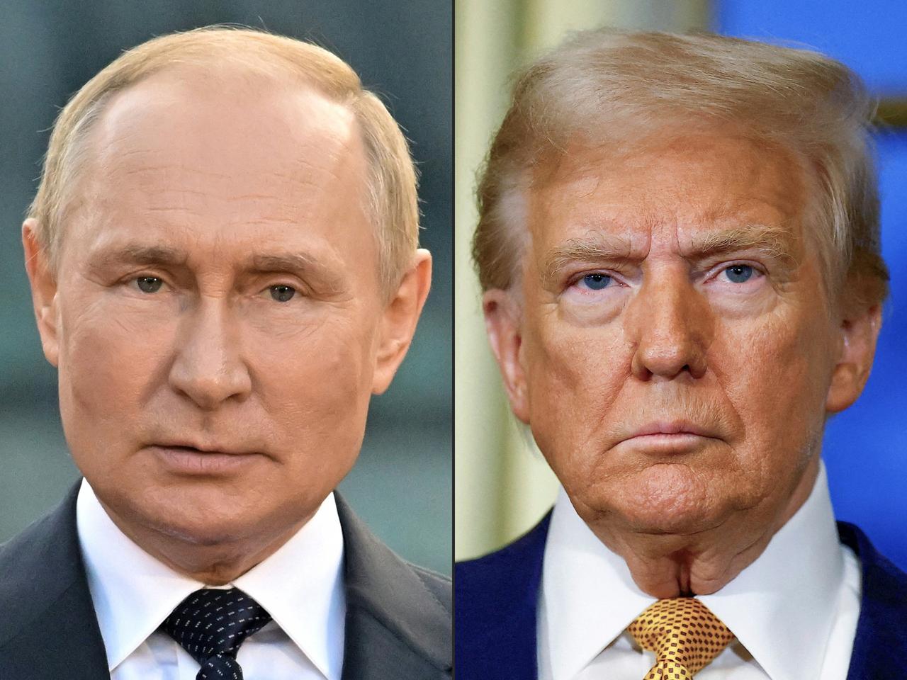 This combination of file photographs created on August 8, 2025 shows Russian President Vladimir Putin (L), and US President Donald Trump.(AFP Photo)