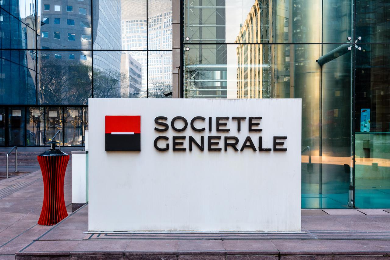 Societe Generale headquarters in La Defense business district, Puteaux, France, April 9, 2023. (Adobe Stock Photo)