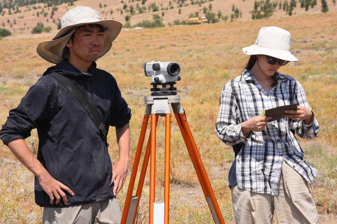 Japanese scientists taking part in the Uc Hoyuk excavations in Türkiye’s Bolvadin district of Afyonkarahisar in the hope of finding the lost city of Purushanda have included their students in this year’s work, August 11, 2025. (AA Photo)