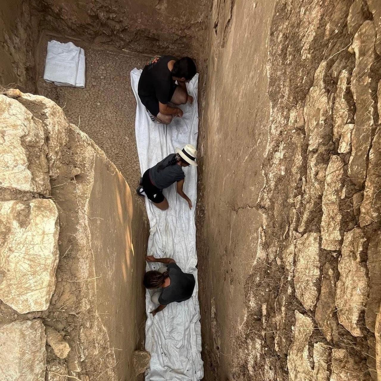 A view from the excavations at the ancient theatre of Amos in Marmaris, Mugla, Türkiye, August 13, 2025. (AA Photo)
