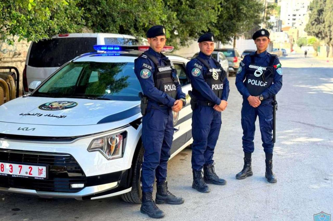 Palestinian police in the West bank , July 2025. (Photo by Palestinian police official site)