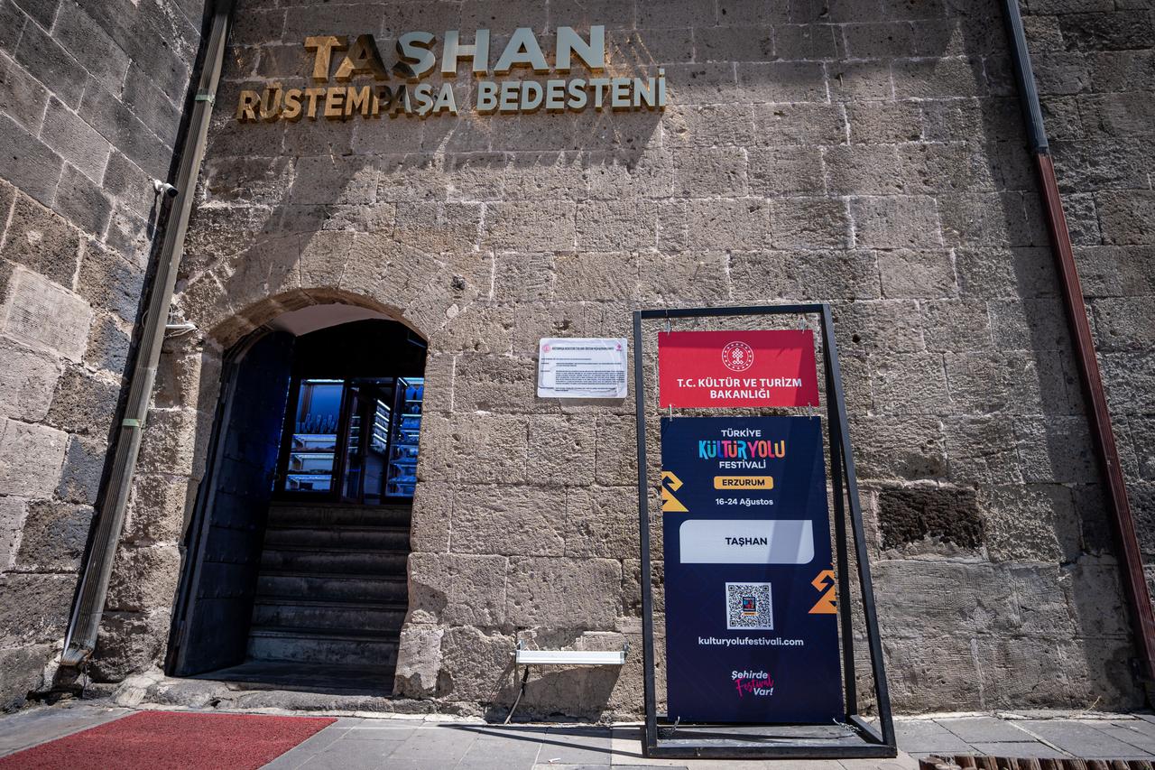 A view of preparations for the Culture Route Festival in Erzurum, Türkiye, organised by the Ministry of Culture and Tourism, August 13, 2025. (Photo via Ministry of Culture and Tourism)