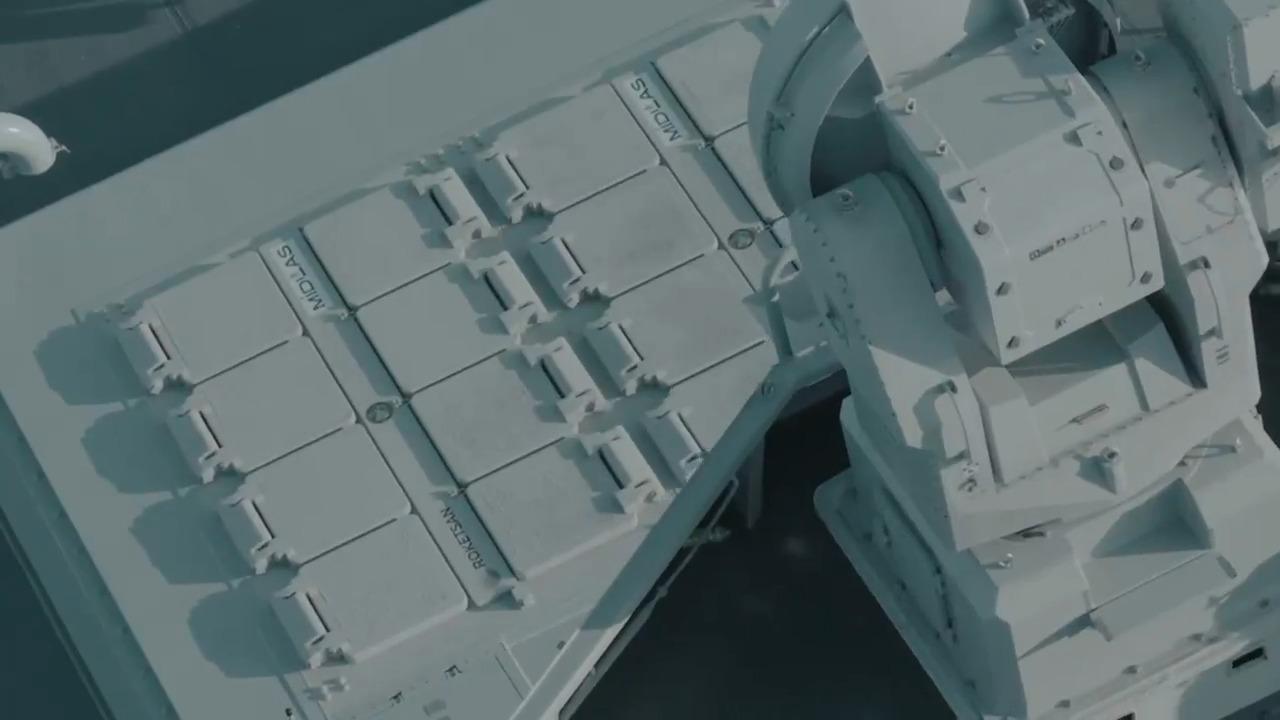 Turkish Navy's TCG Istanbul frigate and Roketsan's National Vertical Launch System (MIDLAS) on August, 2025. (Photo via Secretary of Turkish Defence Industries)