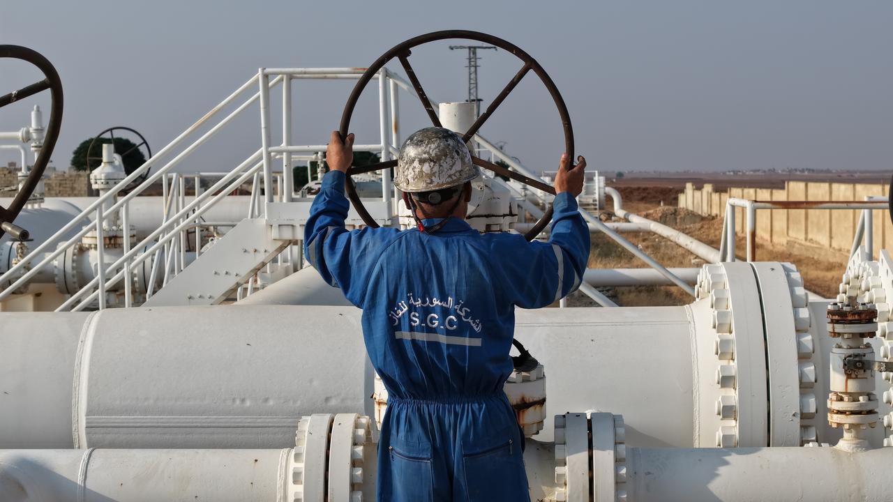 A view of the gas transmission station in Al-Mazra's village in Homs Governorate, Syria, on August 02, 2025. (AA Photo)