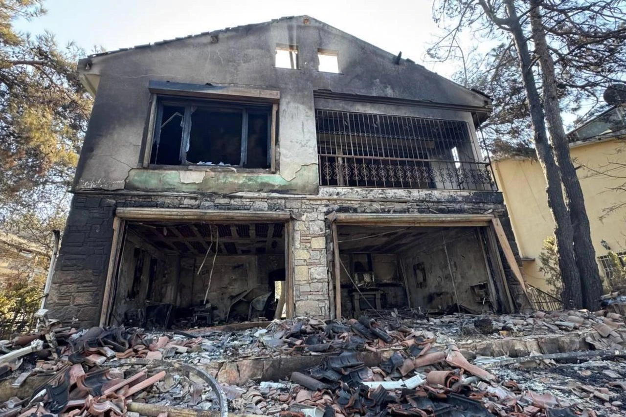 Wildfire destroys vehicles, homes in Türkiye