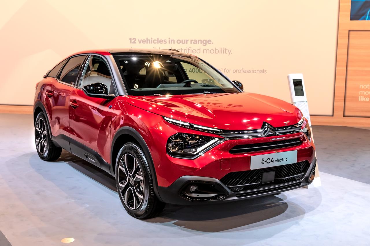 Citroen's E-C4 electic car in 2023. (Adobe Stock Photo)