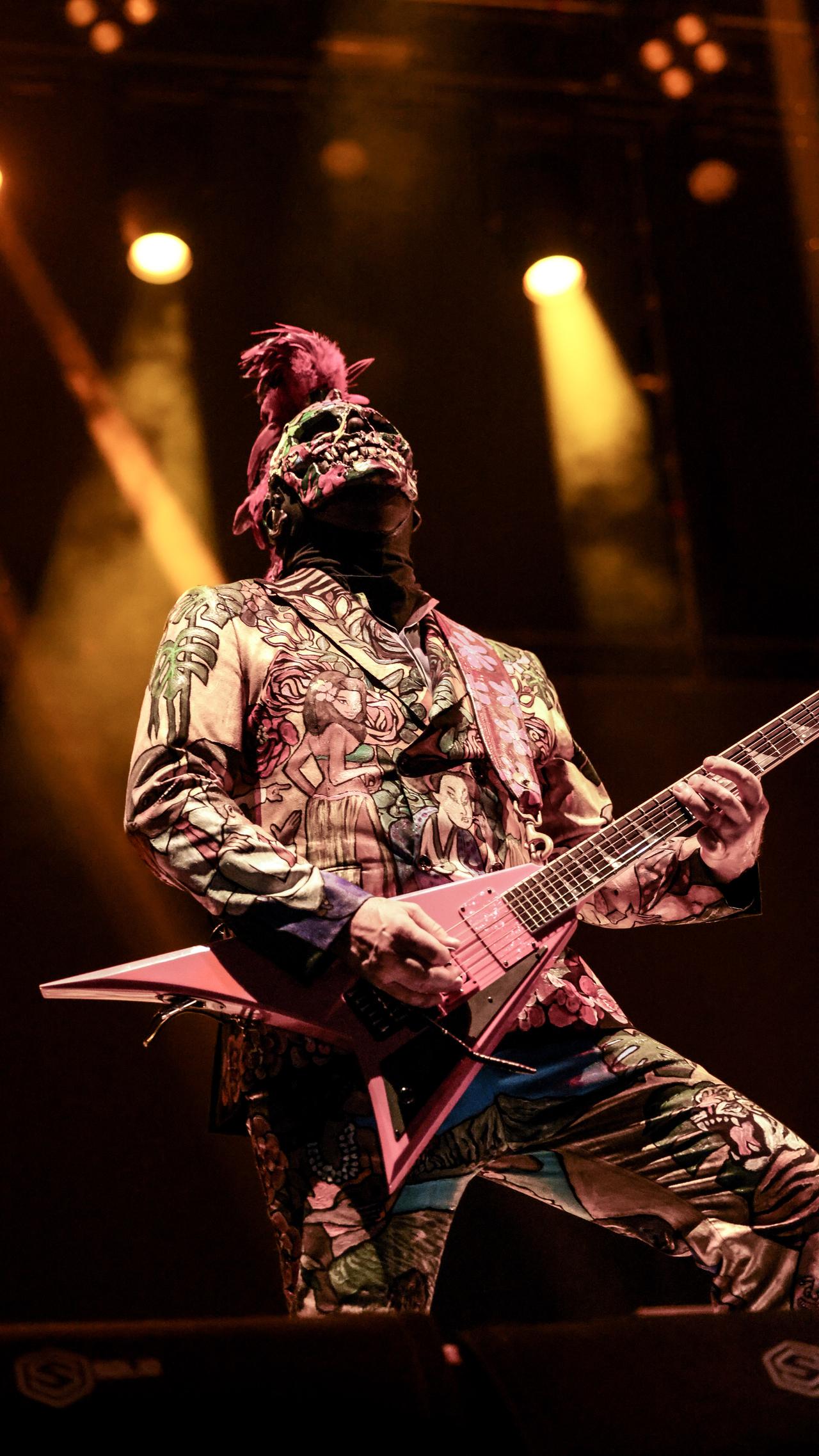 One of the iconic bands of the alternative metal subgenre nu metal, Limp Bizkit, reunited with music fans at Atakoy Marina Arena in Istanbul, Türkiye, August 17, 2025. (AA Photo)