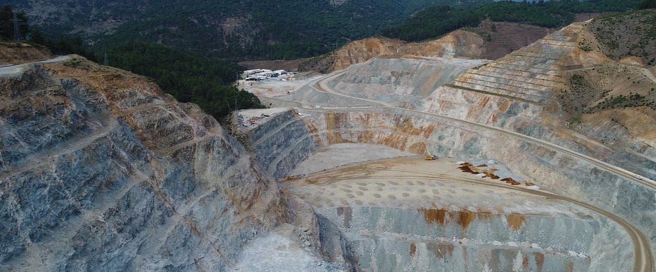 An aerial view of Koza Gold Corporation's gold mine in Izmir, Türkiye. (Photo via kozaaltin.com.tr)