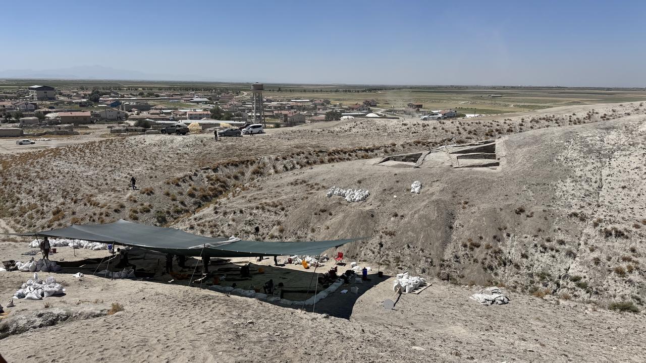 A view of archaeological excavations at Turkmen Karahoyuk in Konya, Türkiye, August 18, 2024. (AA Photo)