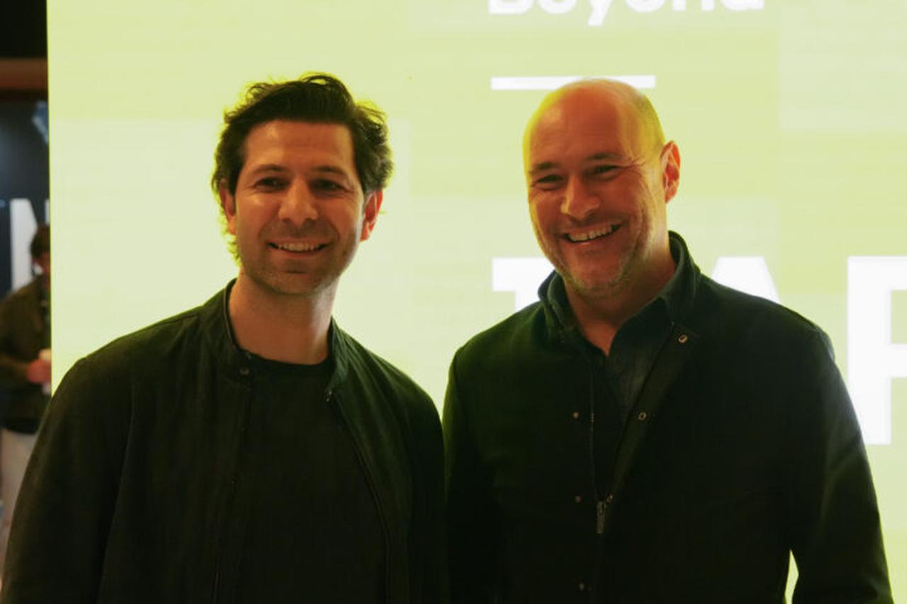 Paribu CEO Yasin Oral (left) and Chiliz CEO Alexandre Dreyfus (right). (Photo via paribu.com)