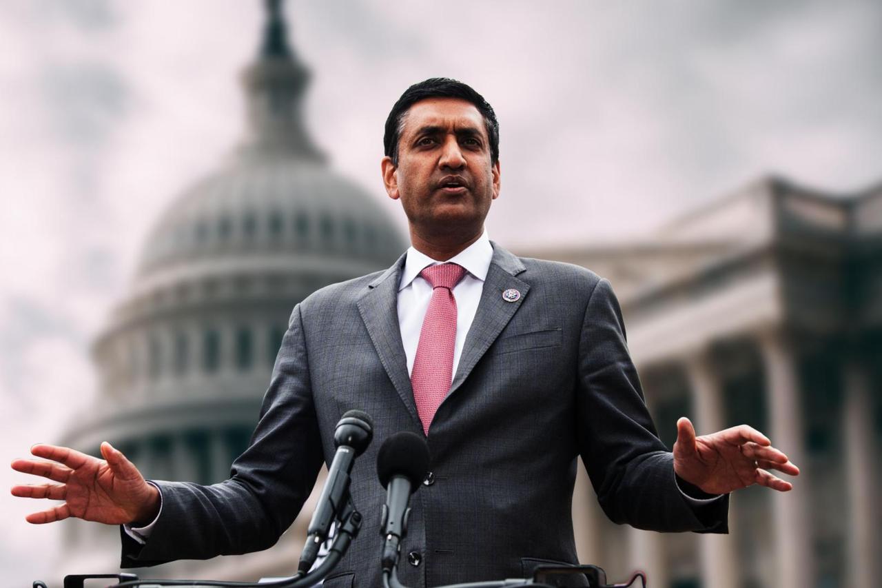 Rohit Khanna, an American politician and lawyer serving as the US representative from Californias 17th congressional district since 2017, in Washington D.C., United States. (Photo via House.gov)