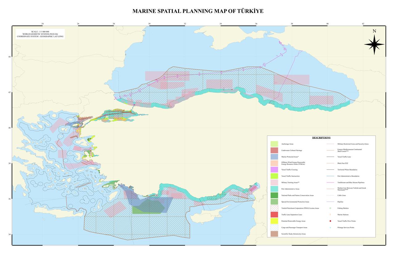 Marine Spatial Planning of Türkiye. (Photo via DEHUKAM)