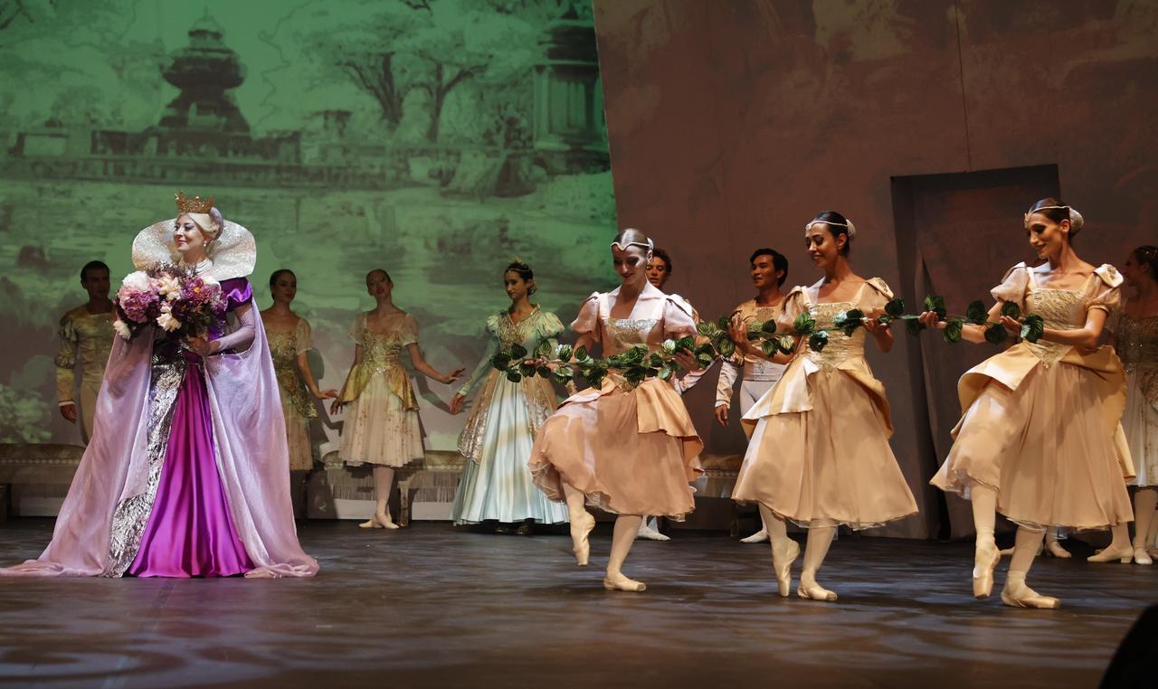 The 22nd International Bodrum Ballet Festival, organized by the Ministry of Culture and Tourism’s State Opera and Ballet Directorate (DOB), opened with a performance of “Swan Lake,” Mugla, Türkiye, August 2, 2025. (AA Photo)