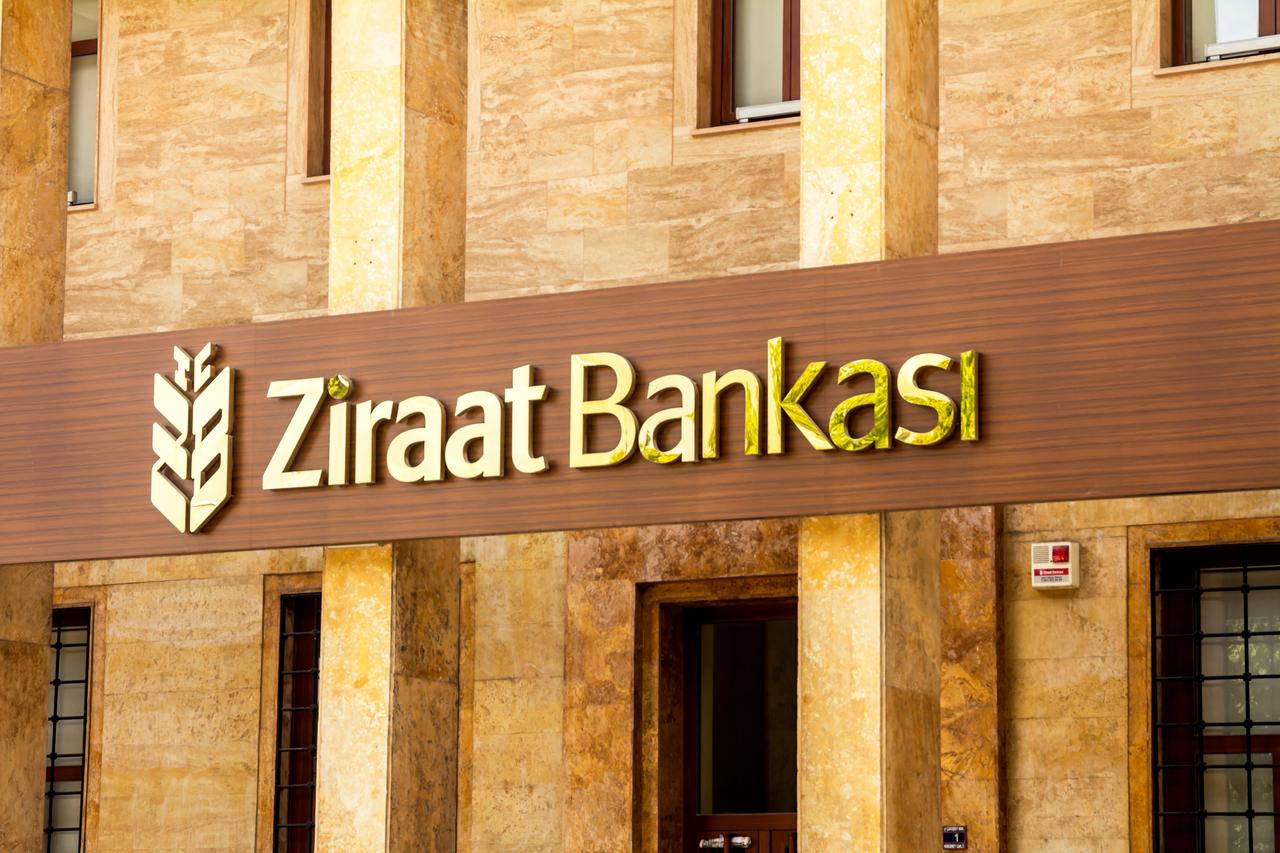 An exterior view of a Ziraat Bank branch in Türkiye. (Adobe Stock Photo)