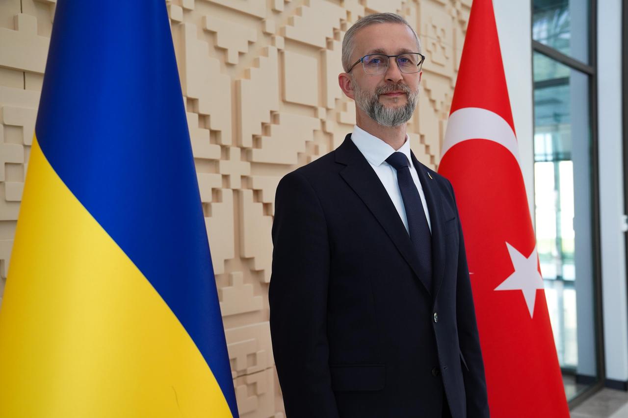 Photo shows Nariman Celâl, Ambassador of Ukraine to the Republic of Türkiye, accessed on August 24, 2025.