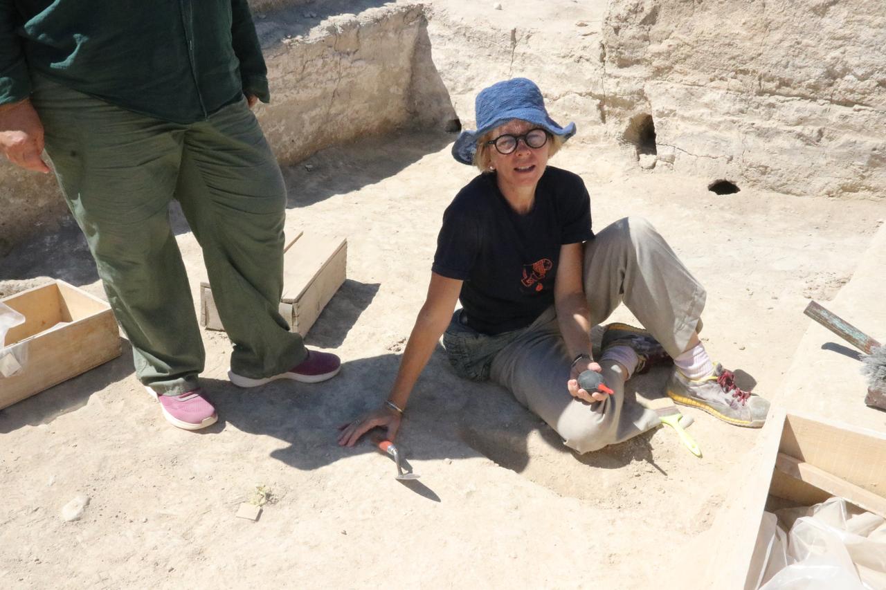 Restoration of Late Hittite fortification walls damaged in the Feb. 6, 2023 earthquakes continues at Arslantepe Mound, a roughly 7,000-year-old site inscribed on the UNESCO World Heritage List, Malatya, Türkiye, Aug. 25, 2025. (AA Photo)