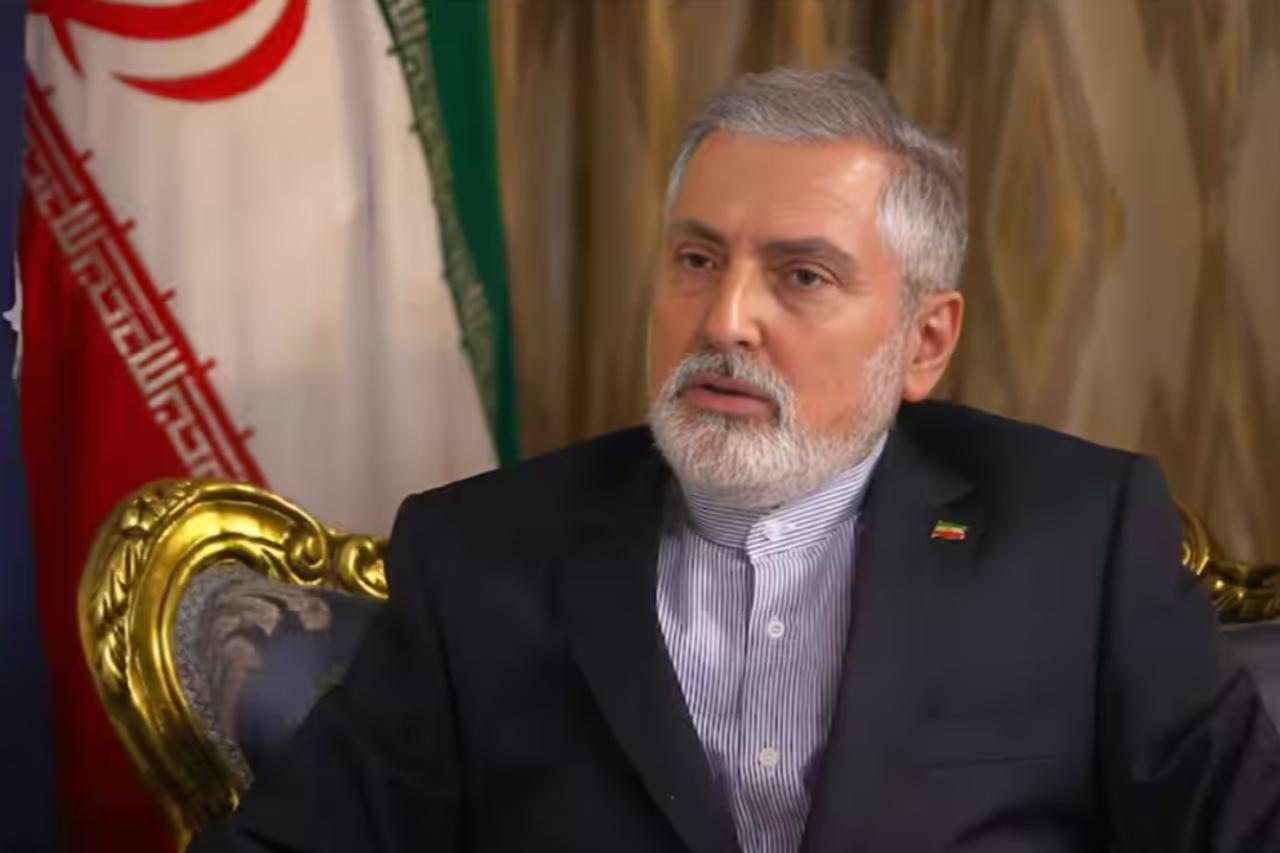 Irans ambassador to Australia, Ahmad Sadeghi, accessed on Aug. 26, 2025. (Photo via SBS News)