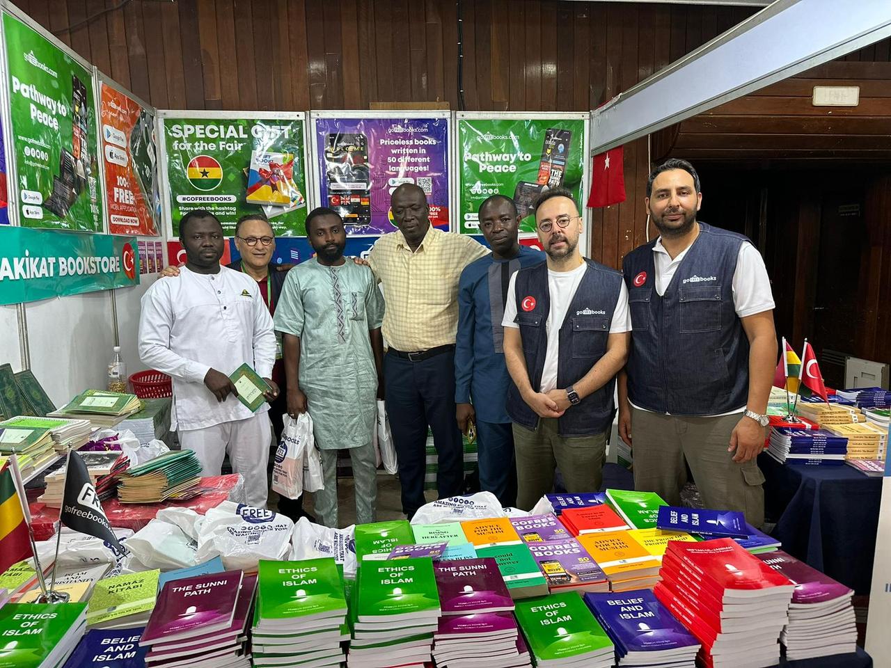 Türkiyes Gofreebooks attracts students attention at Ghana Intl Book Fair