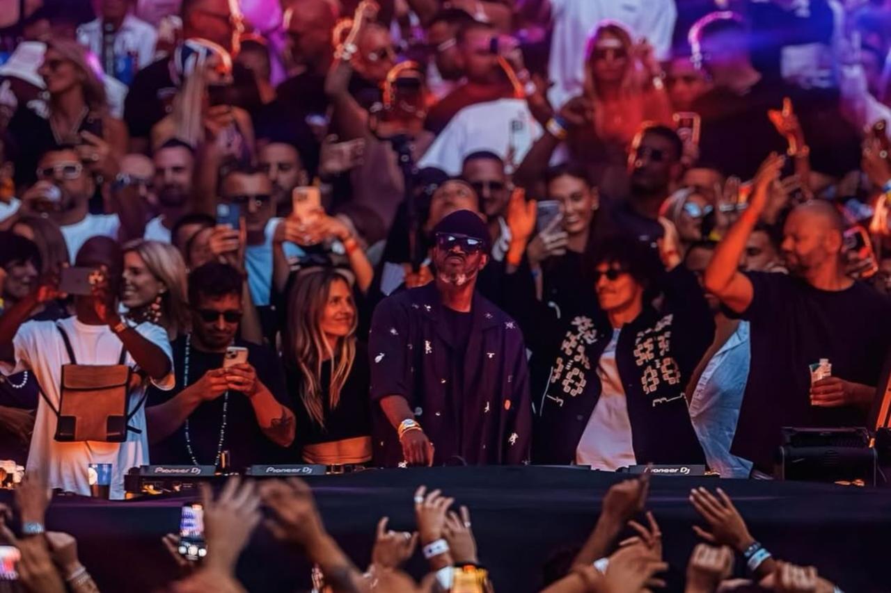 Award-winning DJ Black Coffee performs in Pula, Croatia, July 24, 2025. (Photo via Instagram / @realblackcoffee)