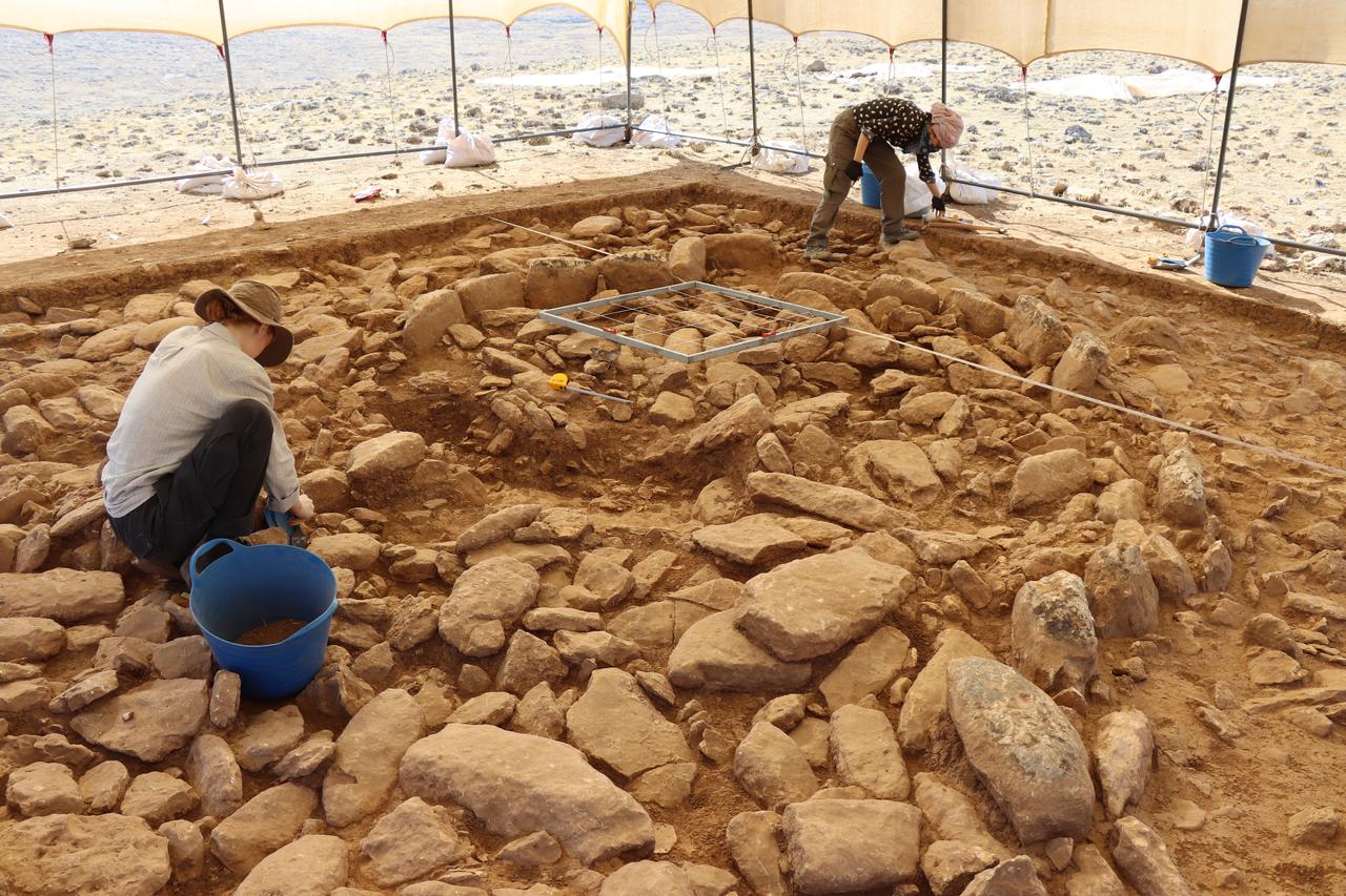 General view of the excavations carried out at Mendik Tepe, which is thought to be older than Gobeklitepe, described as the “zero point of history” and inscribed on the UNESCO World Heritage List in 2018, and Karahantepe in Sanliurfa, Türkiye, Aug. 27, 2025. (AA Photo)