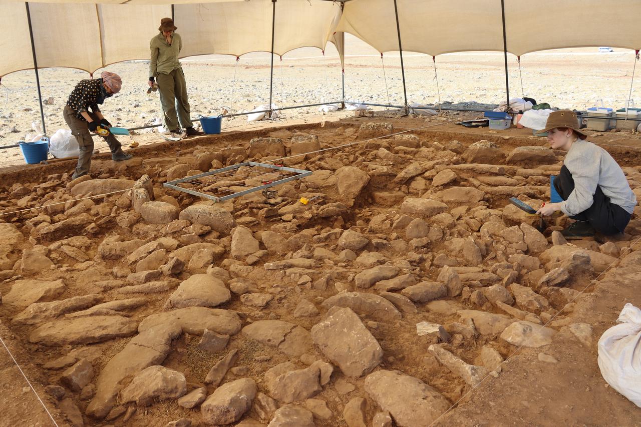 General view of the excavations carried out at Mendik Tepe, which is thought to be older than Gobeklitepe, described as the “zero point of history” and inscribed on the UNESCO World Heritage List in 2018, and Karahantepe in Sanliurfa, Türkiye, Aug. 27, 2025. (AA Photo)