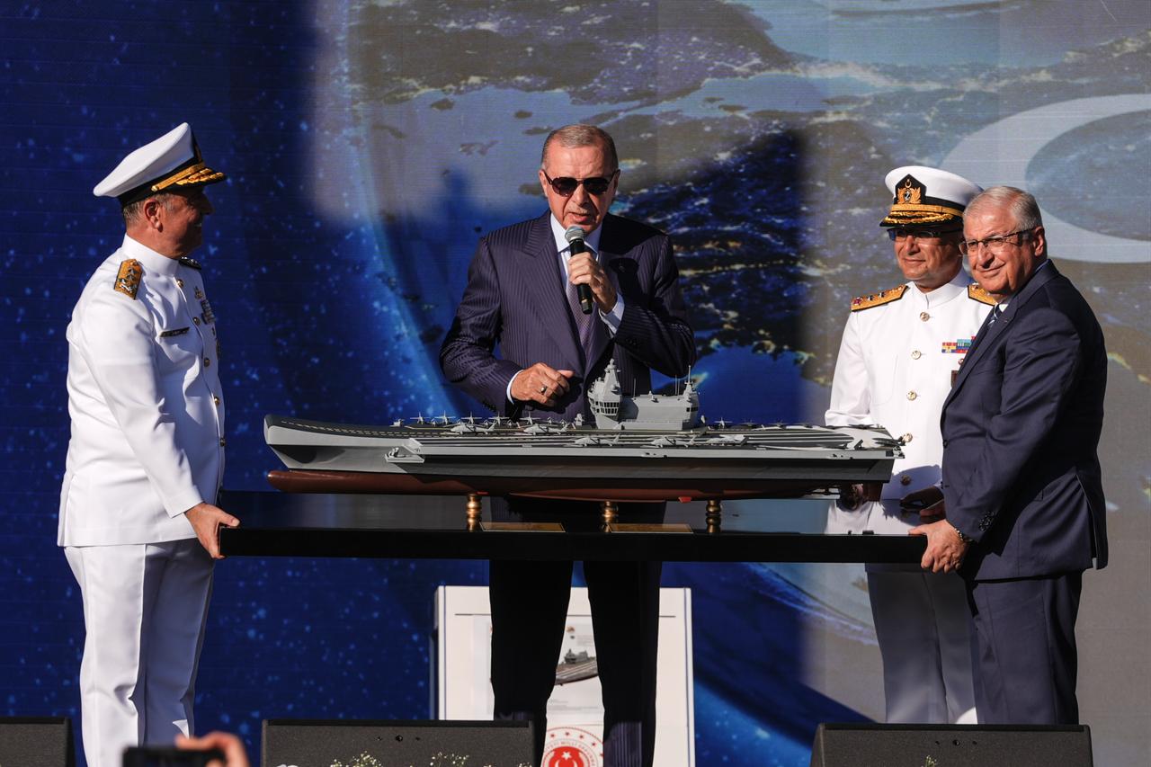 Türkiye unveils details of its MUGEM-class national aircraft carrier
