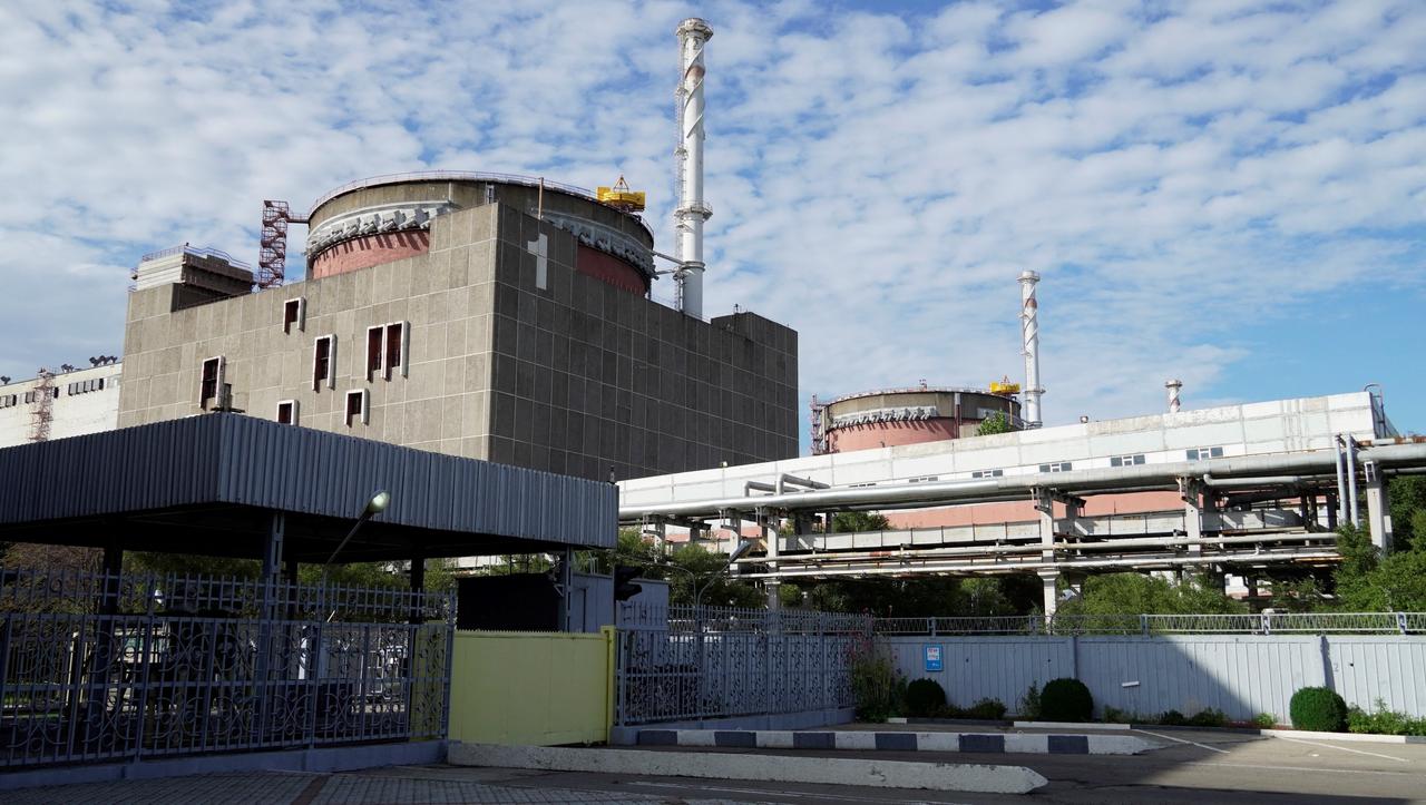 A general view of the Zaporizhzhia Nuclear Power Plant in Enerhodar (Energodar) in Zaporizhzhia Oblast on September 11, 2022. (AFP Photo)