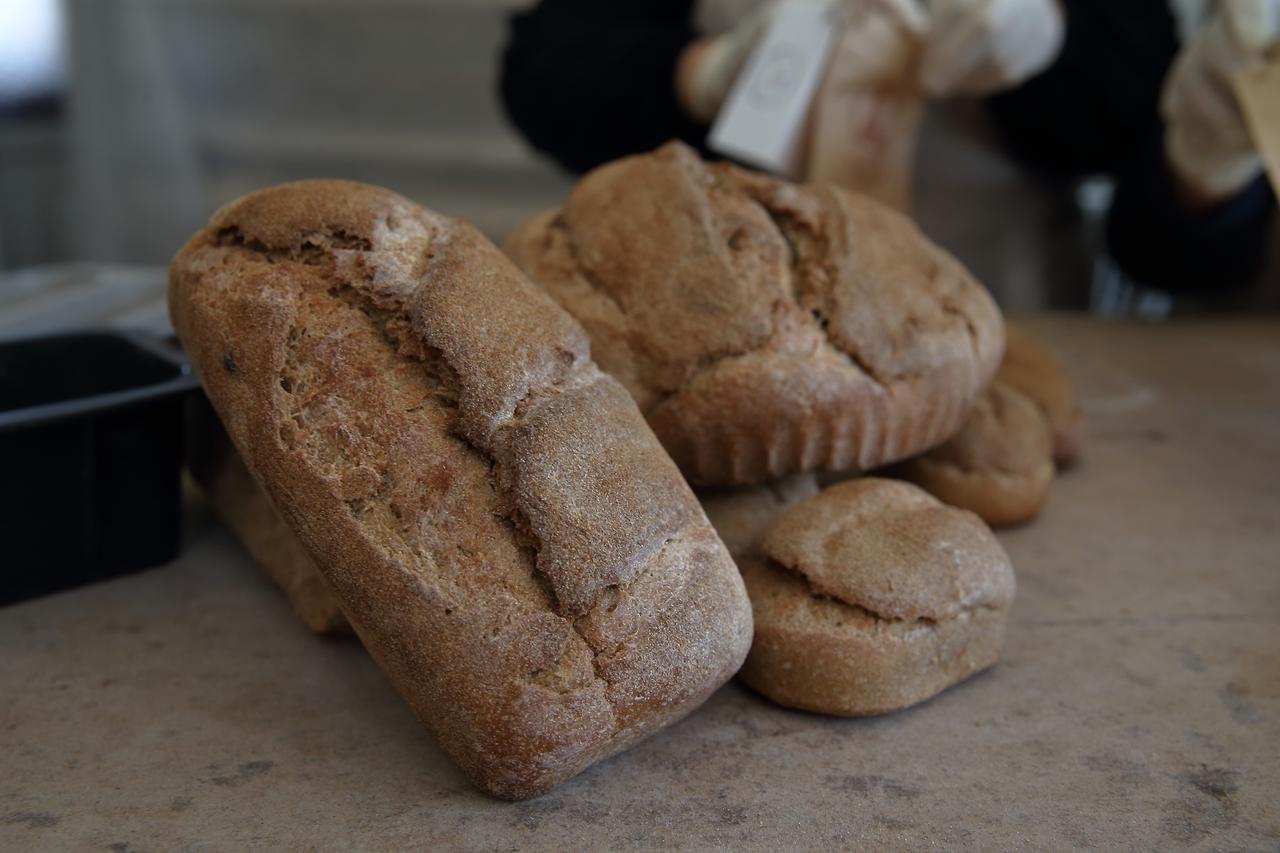 “Hittite bread,” mentioned on clay tablets dating back around 3,500 years discovered during archaeological excavations in Corum, Türkiye, home to the Hittite capital Hattusa, has been organically recreated by a women’s cooperative using traditional methods, August 4, 2025. (AA Photo)