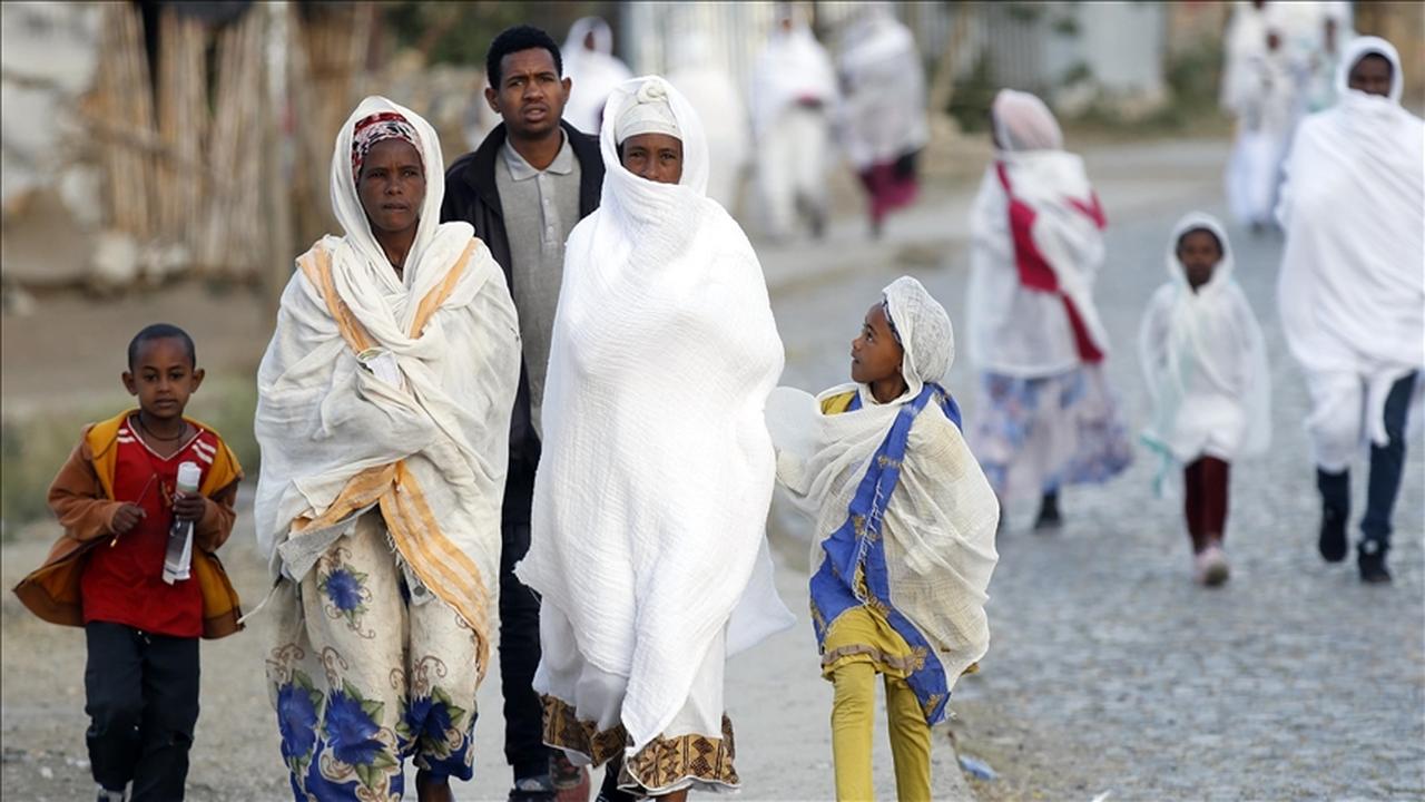 Eritrean citizens on the streets of Asmara, August 24, 2021. (Photo: Anadolu Agency)