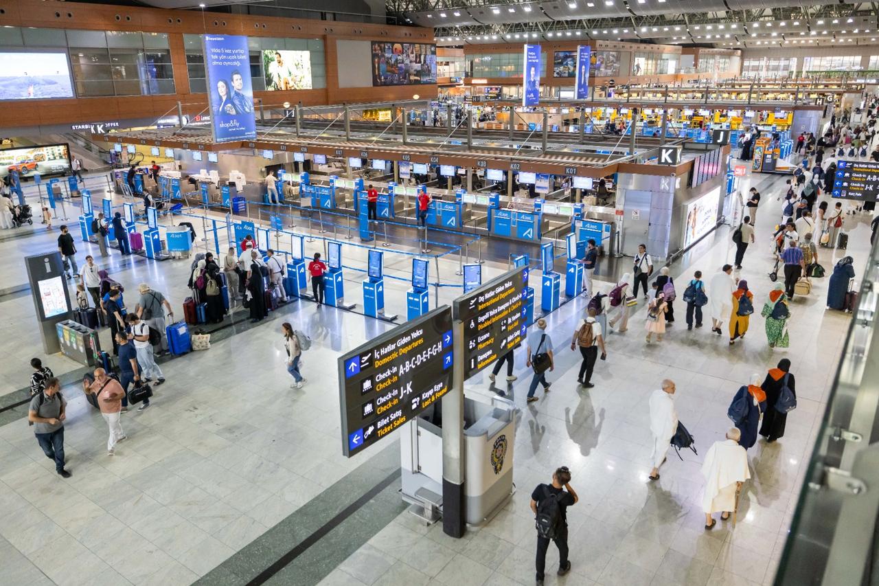 An interior view of Istanbul Sabiha Gokcen (ISG) Airport in Türkiye, August 3, 2025. (Photo via ISG)