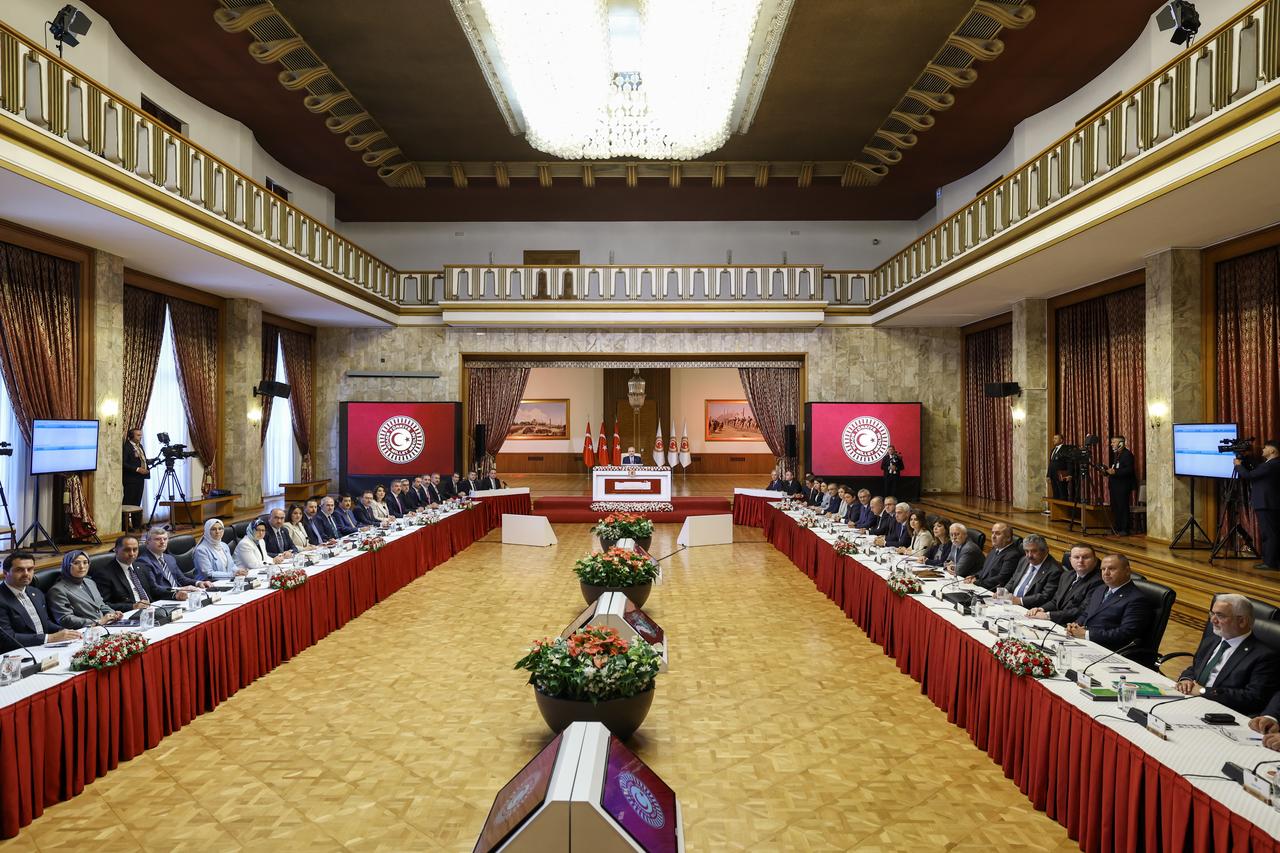 The first meeting of the commission in line with the goal of a “terror-free Türkiye” in Ankara, Türkiye, on August 5, 2025. (AA Photo)