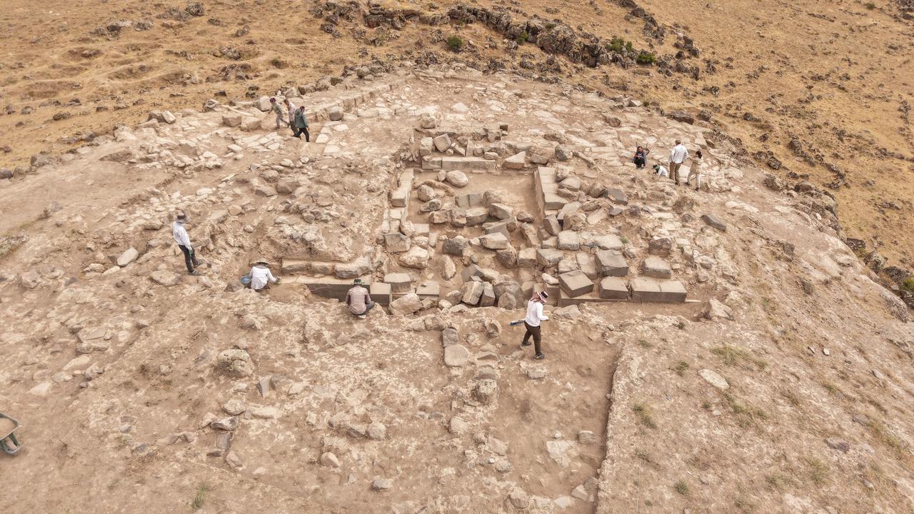 A view from the excavations in the area of an Urartian-era fortress in Muradiye district of Van, Türkiye, August 6, 2025. (AA Photo)