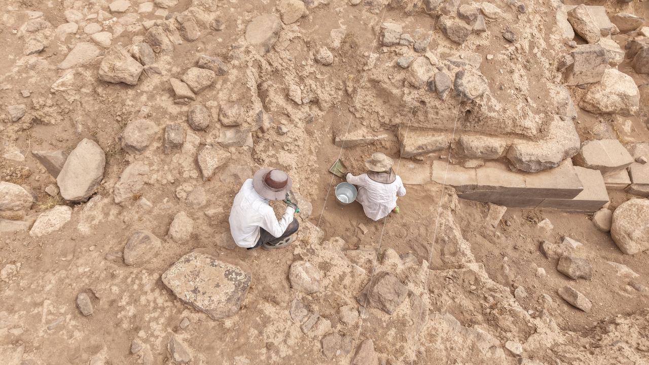 A view from the excavations in the area of an Urartian-era fortress in Muradiye district of Van, Türkiye, August 6, 2025. (AA Photo)