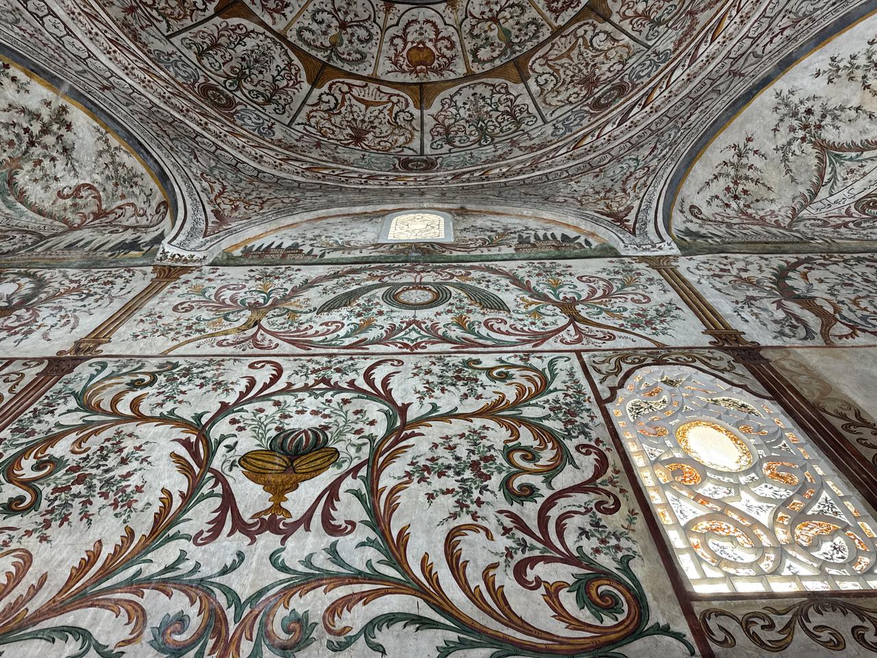 A view of the historic Ethem Bey Mosque, an Ottoman-era structure restored by the Turkish Cooperation and Coordination Agency (TIKA), in Tirana, the capital of Albania, August 5, 2025. (AA Photo)