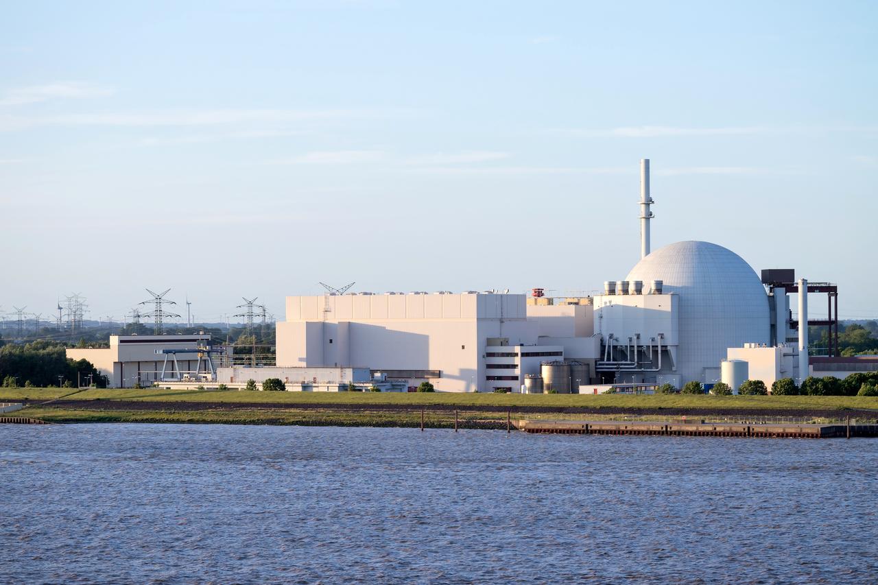 Riverside view of Brokdorf Nuclear Power Plant in Brokdorf , Germany on June 4, 2017. (Adobe Stock Photo)